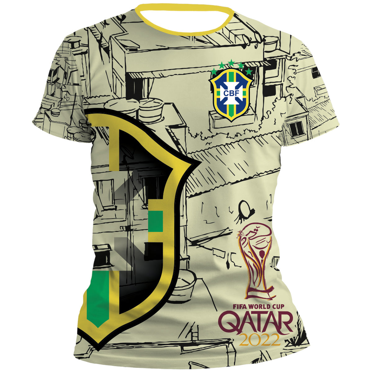 Playera Seleccion Brasil Concepto Qatar
