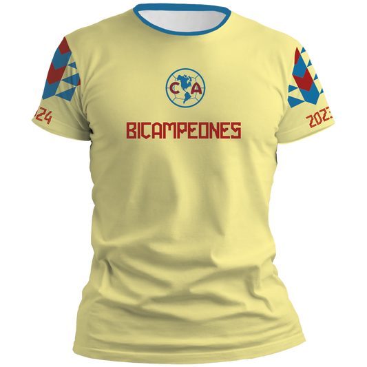 Playera America Bicampeon Local 24