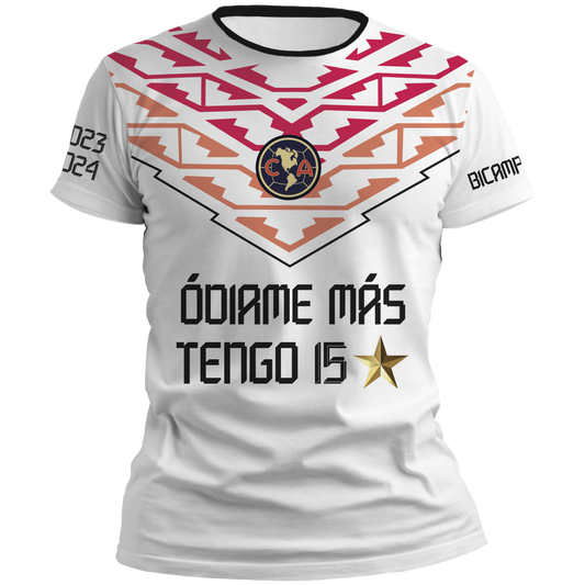 Playera America Bicampeon Blanca Odiame mas