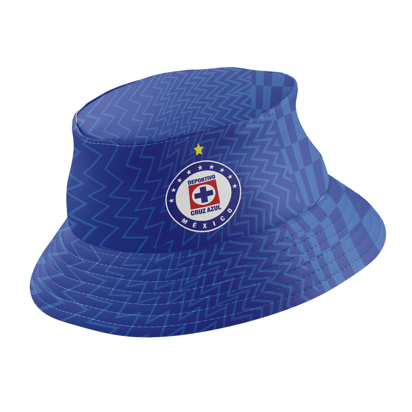 Sombrero Cruz Azul Concepto Azul