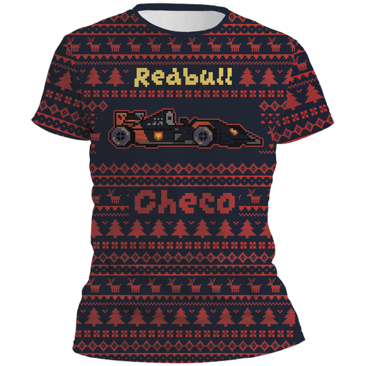 Playera F1 Checo Navidad