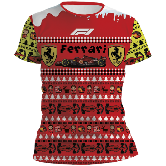 Playera F1 Ferrari Navidad