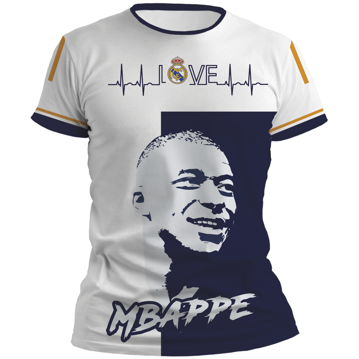 Playera Real Madrid Mbappe 24 Azul