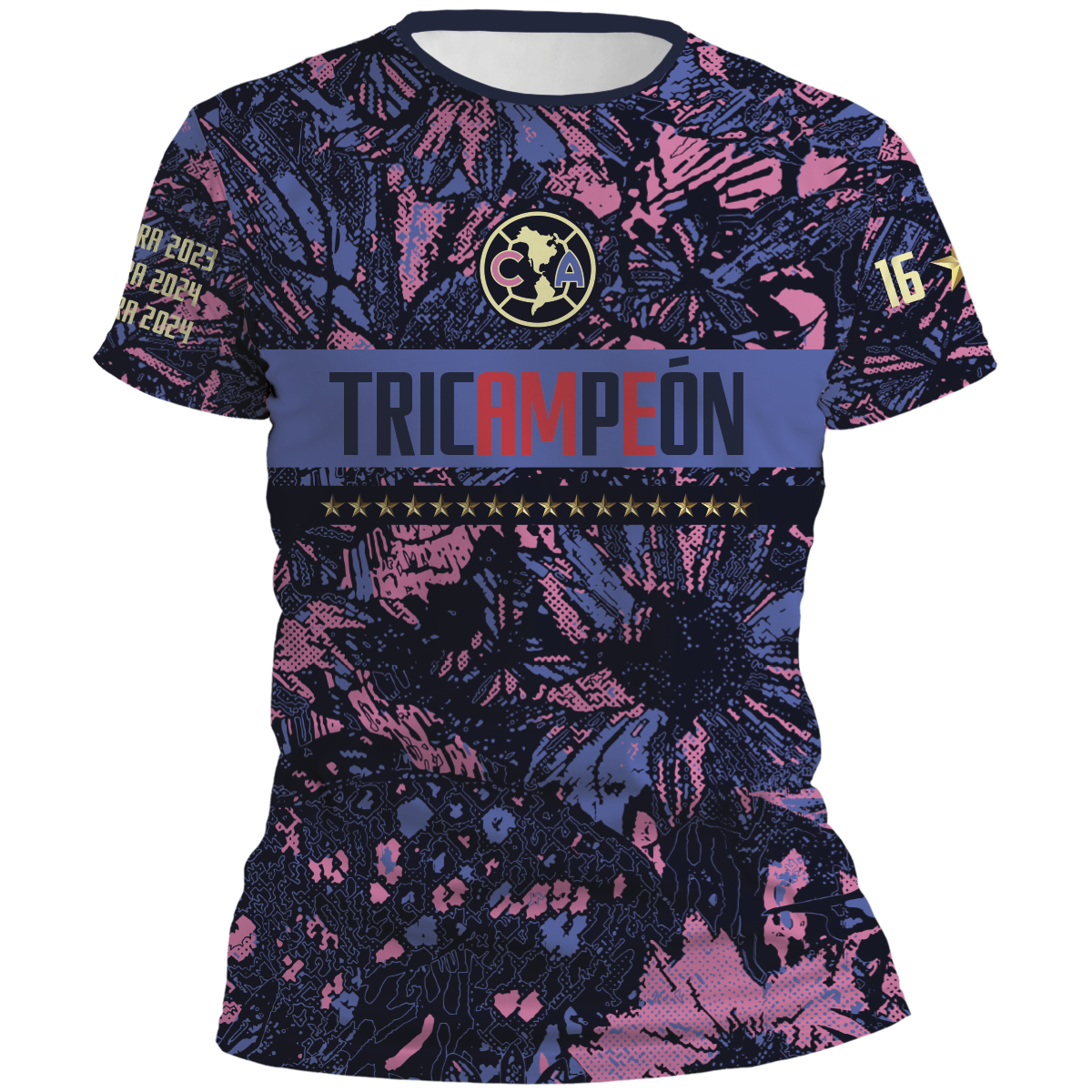 Playera America Tricampeon Tercera