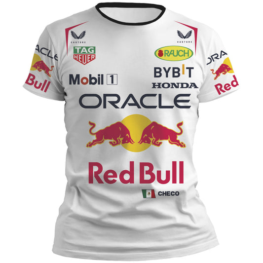 Playera Checo Blanca 2023