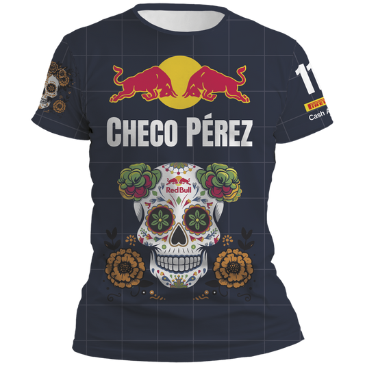 Playera Checo dia de muertos