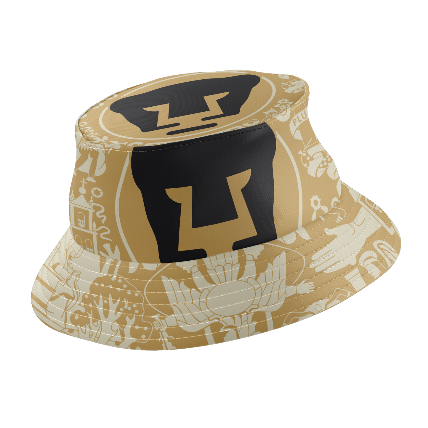 Sombrero Pumas Dorada