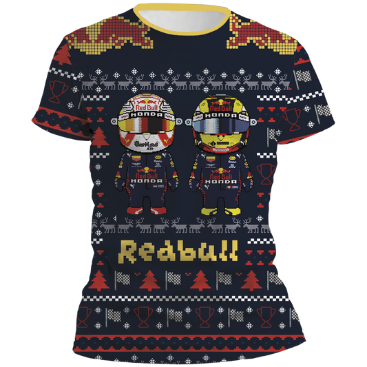 Playera F1 Redbull Navidad