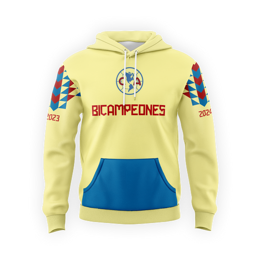 Sudadera America Bicampeon Local 24