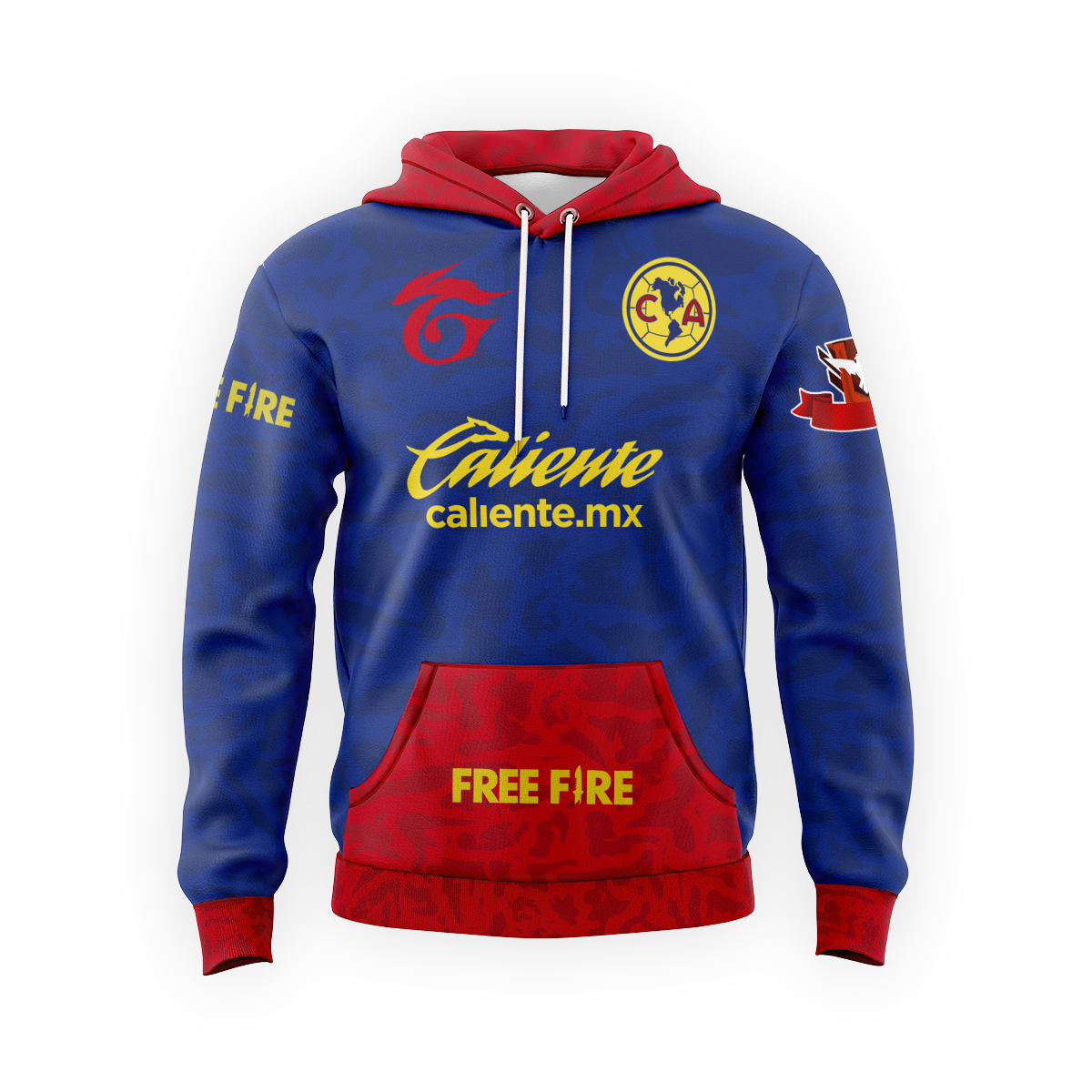 Sudadera America Free Fire Azul