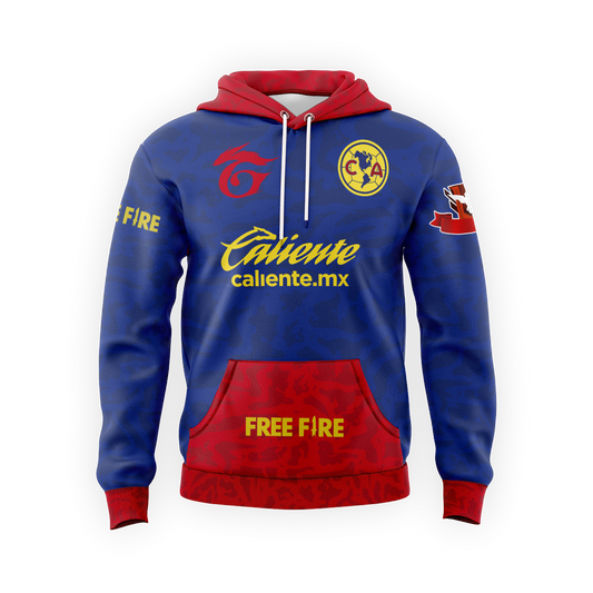 Sudadera America Free Fire Azul