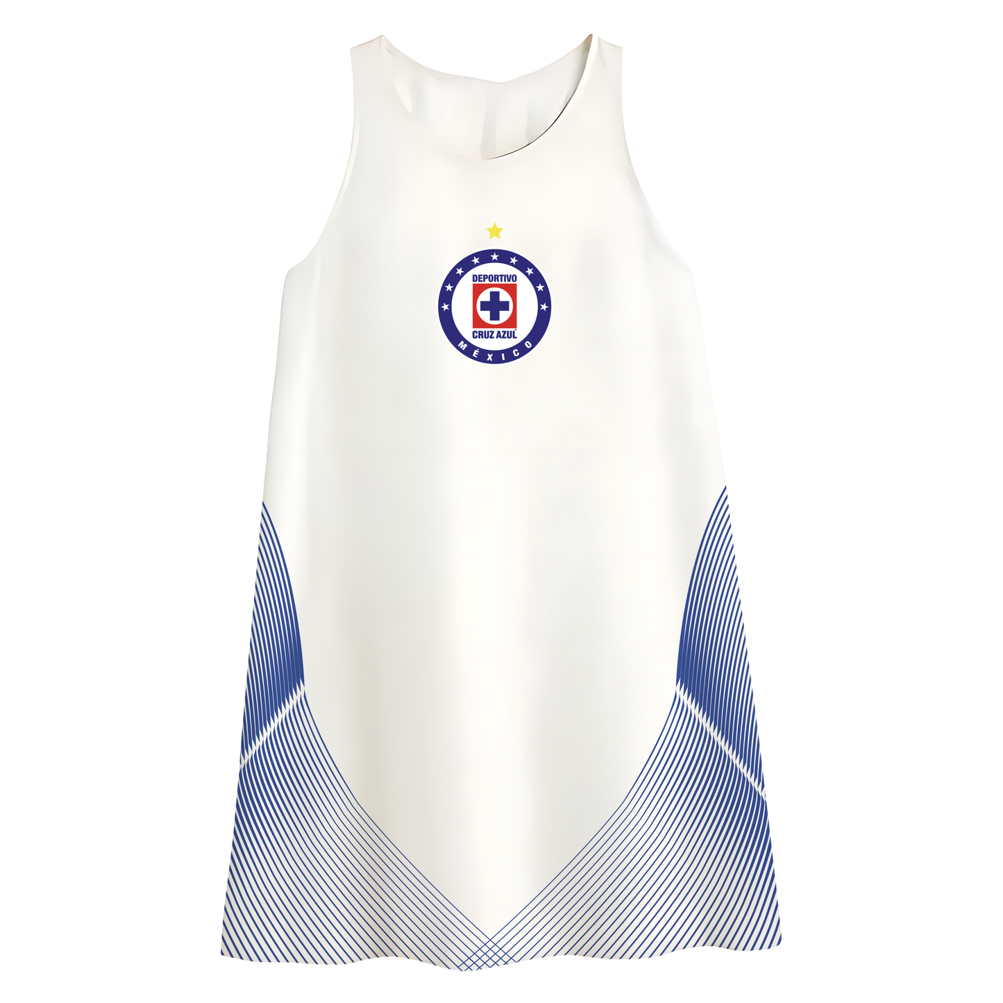 Vestido Cruz Azul visitante 22