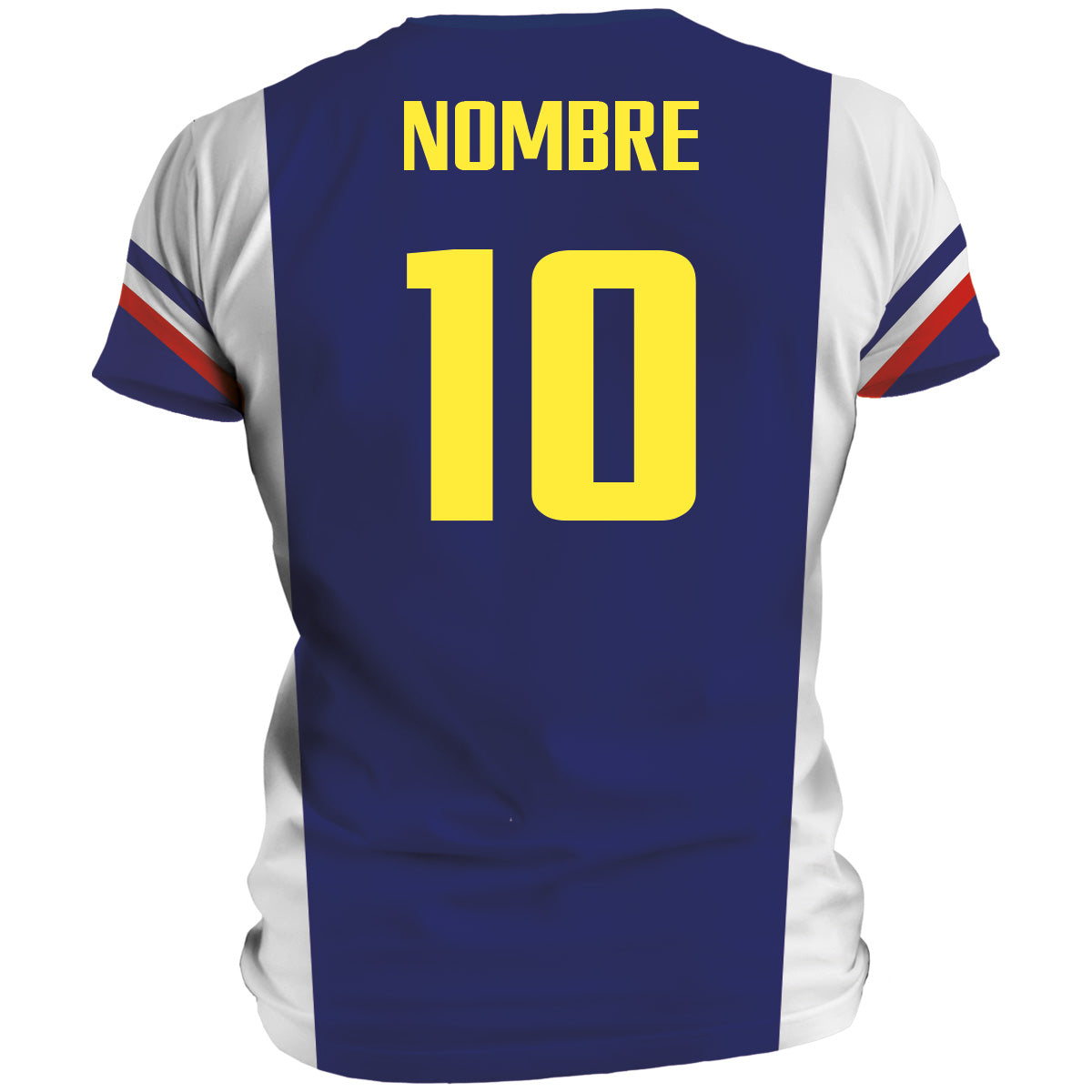 Crear playera del america online con nombre y número