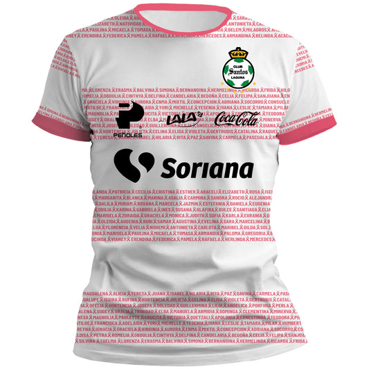 Playera Santos Rosa 20