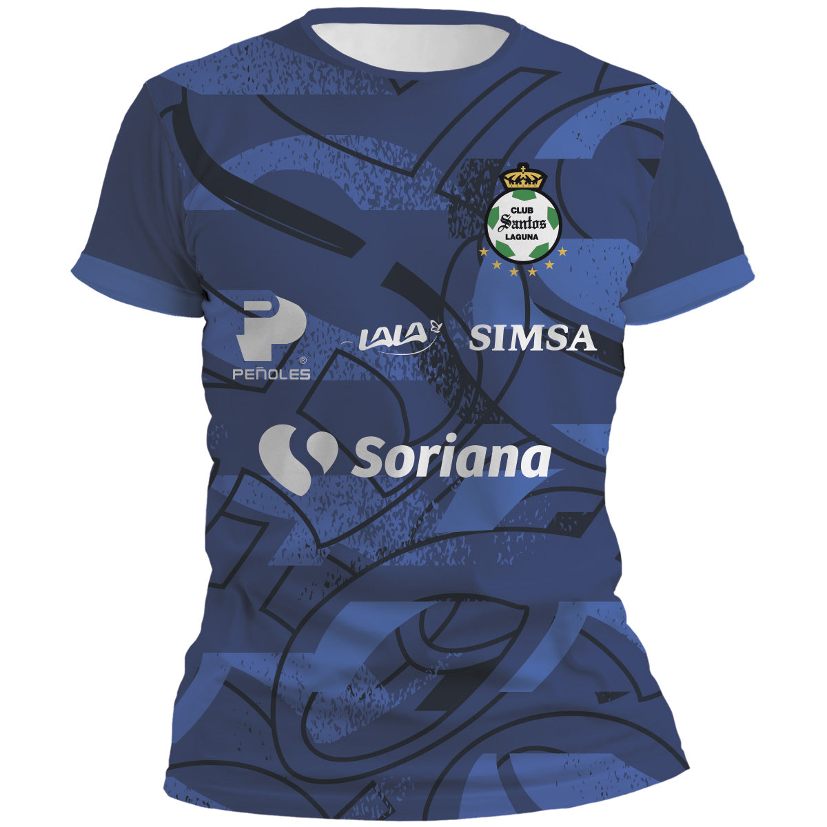 Playera Santos portero 22 Azul